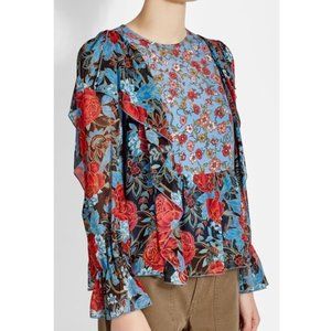 NWT - See by Chloe Blue Dream blouse